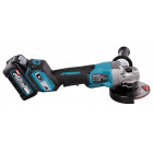 Image du produit : Meuleuse Makita Ø 125mm XGT 40 Volts MAX Lithium (Li-Ion) - 4 Ah - filetage M14 | GA029GM201