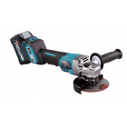 Image du produit : Meuleuse Makita Ø 125mm XGT 40 Volts MAX Lithium (Li-Ion) - 4 Ah - filetage M14 | GA029GM201