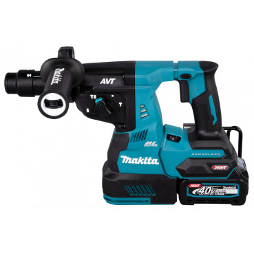 Perforateur burineur Makita SDS-Plus XGT 40 Volts MAX Lithium (Li-Ion) - XGT - 2,5 Ah - 28mm - force de frappe 2,9 joules - poids 2,58kg | HR004GD201