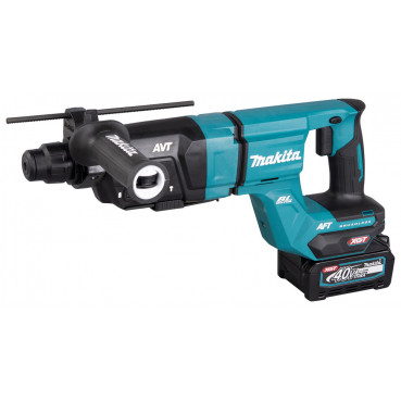 Perforateur burineur Makita SDS-Plus XGT 40 Volts MAX Lithium (Li-Ion) - 4 Ah - 3 J - force de frappe 3 joules - poids 3,1kg | HR007GM201