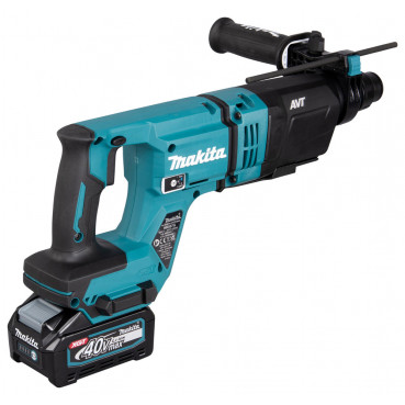 Perforateur burineur Makita SDS-Plus XGT 40 Volts MAX Lithium (Li-Ion) - 4 Ah - 3 J - force de frappe 3 joules - poids 3,1kg | HR007GM201