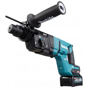 Perforateur burineur Makita SDS-Plus XGT 40 Volts MAX Lithium (Li-Ion) - 4 Ah - 3 J - force de frappe 3 joules - poids 3,1kg | HR007GM201