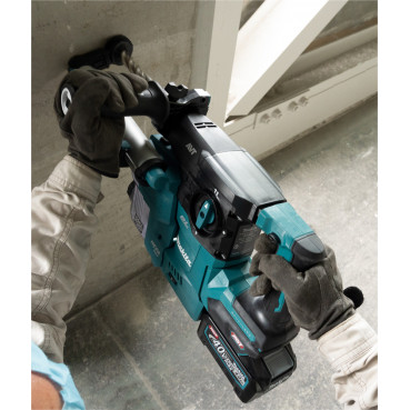 Perforateur burineur Makita SDS-Plus XGT 40 Volts MAX Lithium (Li-Ion) - 4 Ah - 30mm - 3,9 J - force de frappe 3,9 joules - poids 4,5kg | HR008GM202