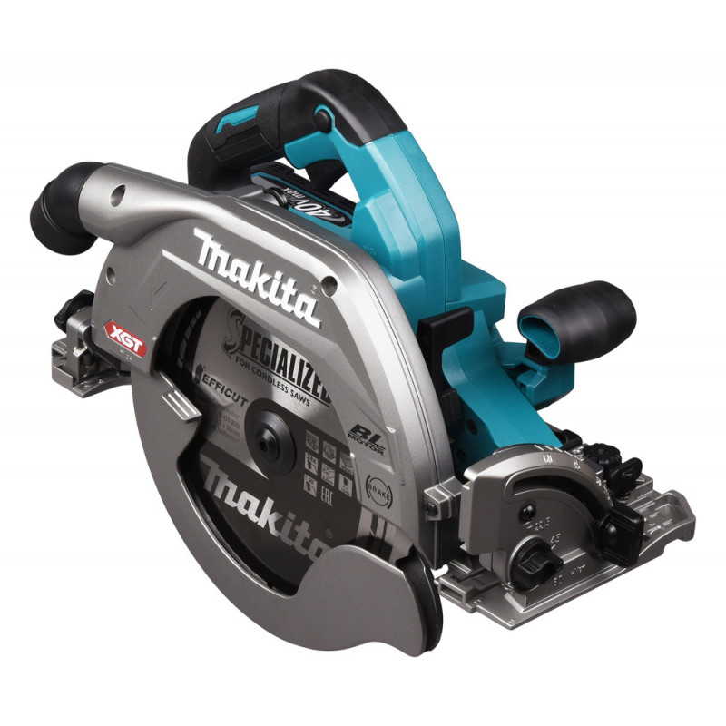 Scie circulaire Makita XGT Ø 235mm - 40 Volts MAX Lithium (Li-Ion) - 5 Ah - poids 5,7kg | HS009GT201