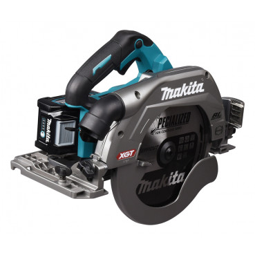 Scie circulaire Makita XGT Ø 235mm - 40 Volts MAX Lithium (Li-Ion) - 5 Ah - poids 5,7kg | HS009GT201