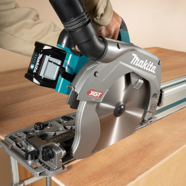 Scie circulaire Makita XGT Ø 235mm - 40 Volts MAX Lithium (Li-Ion) - 5 Ah - poids 5,7kg | HS009GT201