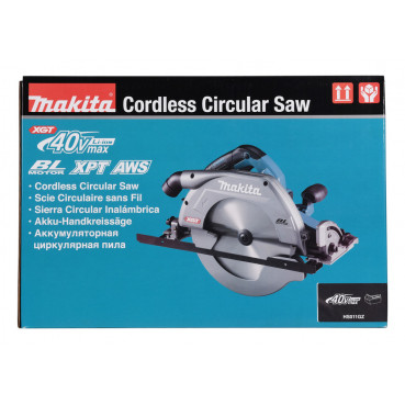 Scie circulaire Makita XGT Ø 260 - 270mm - 40 Volts MAX - sans fil Lithium (Li-Ion) - (Produit seul) - poids 4,8kg - alésage 30mm | HS011GZ