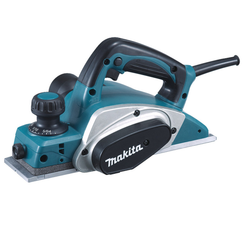 Rabot à bois électrique Makita 82mm - 620 Watts - profondeur rabotage 2,5mm | KP0800J