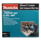 Image du produit : Scie à onglet radiale Makita XGT Ø 305mm - 40 Volts MAX - sans fil Lithium (Li-Ion) - Laser Makita - AWS - (Produit seul) - poids 31,1kg | LS003GZ01