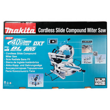 Scie à onglet radiale Makita XGT 40 Volts MAX - sans fil Lithium (Li-Ion) - Ø 260mm - (Produit seul) - poids 27,2kg | LS004GZ01