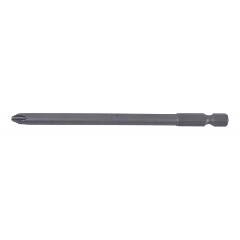 Embout de vissage long 110 à 141mm PHILLIPS - PH2 Ø 6mm Hexa 1/4" - longueur totale 110mm - 10 pièce(s) Makita | P-13552