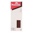 Image du produit : Feuille rectangulaire abrasive 115x280mm - 5 + 5 + 2 + 2 trous - longueur totale 280mm - largeur 115mm - grain 100 - 10 pièce(s) Makita | P-33037