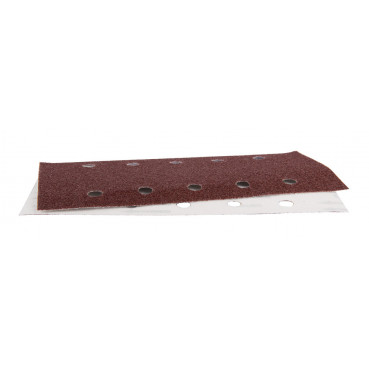 Feuille rectangulaire abrasive 115x229mm - 5 + 5 trous - Auto-agrippant - longueur totale 229mm - largeur 115mm - grain 40 - 10 pièce(s) Makita | P-33174