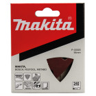 Image du produit : Feuille triangulaires abrasive 94mm - grain 240 - 10 pièce(s) Makita | P-33320