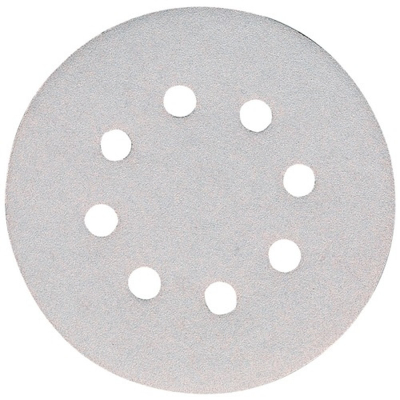 Disque abrasif Ø 125mm auto-agrippant 8 trous (multimatériaux) - grain 100 - 10 pièce(s) Makita | P-33370