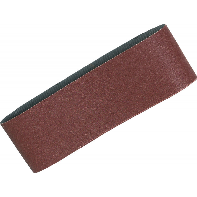 Bande abrasive pour ponceuse à bande 76x533mm pour poncage bois métal - longueur totale 533mm - largeur 76mm - grain 80 - 5 pièce(s) Makita | P-37194