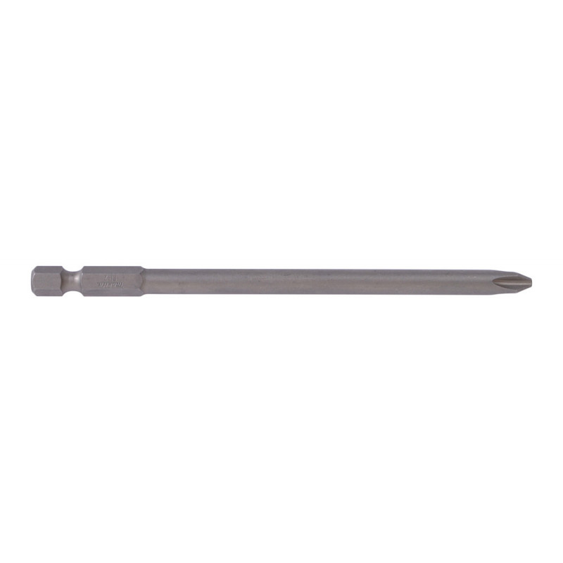 Embout de vissage long 110 à 141mm PHILLIPS - PH2 Ø 6mm Hexa 1/4" - longueur totale 117mm - 10 pièce(s) Makita | P-63959