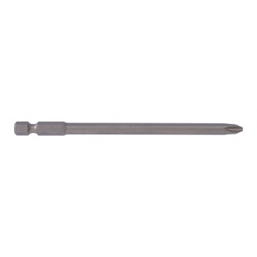 Embout de vissage long 110 à 141mm PHILLIPS - PH2 Ø 6mm Hexa 1/4" - longueur totale 117mm - 10 pièce(s) Makita | P-63959