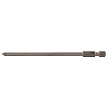 Embout de vissage long 117 à 177mm POZIDRIV - PZ2 Ø 5mm Hexa 1/4" 127mm - 3 pièce(s) Makita | P-66830