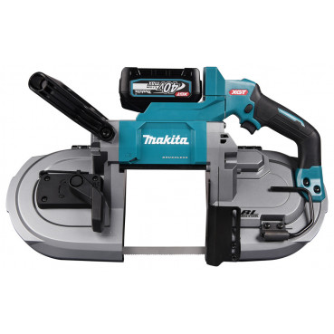 Scie à ruban Makita 127mm XGT 40 Volts MAX - sans fil Lithium (Li-Ion) - 4 Ah - poids 5,88kg | PB002GM201