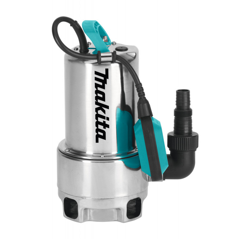 Pompe vide-cave Makita à eau chargée - 550 Watts - débit 180 litres par minutes - débit 10.800 litres par heure - poids 5,5kg | PF0610