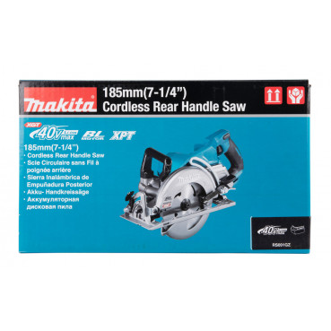 Scie circulaire Makita XGT Ø 185mm - 40 Volts MAX Lithium (Li-Ion) - (Produit seul) - poids 4,3kg - alésage 30mm | RS001GZ