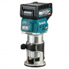 Image du produit : Affleureuse-défonceuse Makita XGT 6 et 8mm - 40 Volts MAX - sans fil Lithium (Li-Ion) - 4 Ah - poids 2,2kg - capacité de plongée 0 - 40mm - pince diamètre 6 / 8mm | RT001GM208