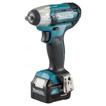 Boulonneuse à chocs Makita CXT 12 Volts Lithium (Li-Ion) - 4 Ah - 140 Nm - carré 3/8" | TW140DSMJ