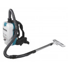 Image du produit : Aspirateur Makita dorsal XGT 40 Volts MAX Lithium (Li-Ion) - (Produit seul) - capacité sac poussière 1,5 - 2 litres - poids 4,1kg | VC008GZ