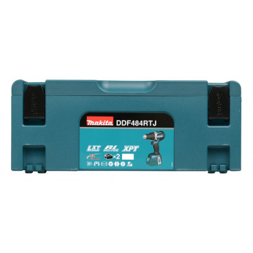 Perceuse visseuse Makita LXT 18 Volts - sans fil Lithium (Li-Ion) - 5 Ah - Ø 13mm | DDF484RTJ