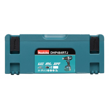 Perceuse visseuse Makita | percussion LXT 18 Volts - sans fil Lithium (Li-Ion) - 5 Ah - Ø 13mm - poids 1,9kg | DHP484RTJ