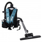 Image du produit : Aspirateur Makita dorsal LXT 36 Volts 2 x 18 Volts - sans fil Lithium (Li-Ion) - 110 mbar - (Produit seul) - capacité sac poussière 2 litres | DVC261ZX14