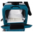 Image du produit : Aspirateur Makita dorsal LXT 36 Volts 2 x 18 Volts - sans fil Lithium (Li-Ion) - 110 mbar - (Produit seul) - capacité sac poussière 2 litres | DVC261ZX14