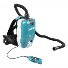 Image du produit : Aspirateur Makita à dos XGT 40 Volts MAX - sans fil Lithium (Li-Ion) - AWS - (Produit seul) - capacité sac poussière 2 litres | VC009GZ01