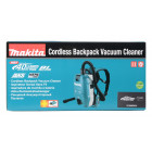 Image du produit : Aspirateur Makita à dos XGT 40 Volts MAX - sans fil Lithium (Li-Ion) - AWS - (Produit seul) - capacité sac poussière 2 litres | VC009GZ01