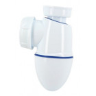 Image du produit : Siphon de lavabo Bi-matière Easyphon avec joints intégrés diamètre Ø 32mm x 40mm Nicoll | 0201283