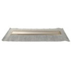 Image du produit : Caniveau de douche pour grille 70 mm avec grille réversible diamètre Ø 40mm - largeur 138mm - longueur 780mm Nicoll | 0205506