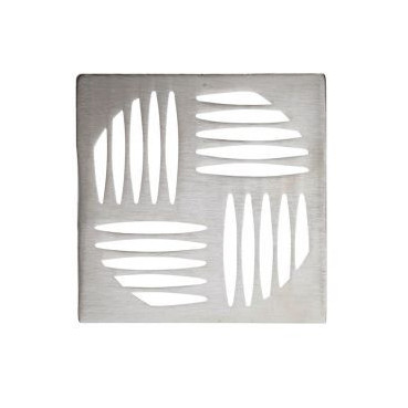 Grille 100 x 100 pour pour bondes Turbosol - largeur 100mm - longueur 100mm Nicoll | 0411573