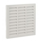 Image du produit : Grille de ventilation pour carrelage avec moustiquaire - hauteur 108mm - largeur 108mm couleur Blanc Nicoll | 1118