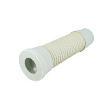 Pipe souple pour WC diamètre Ø 110mm x 85mm x 107mm - longueur 430mm Nicoll | 1DENFLEX