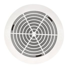 Grille de ventilation intérieure avec moustiquaire diamètre Ø 180mm x 146mm x 160mm couleur Blanc Nicoll | 1GATM160