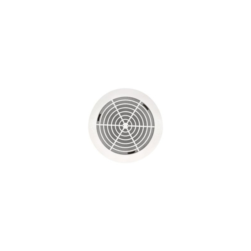 Grille de ventilation intérieure avec moustiquaire diamètre Ø 180mm x 146mm x 160mm couleur Blanc Nicoll | 1GATM160