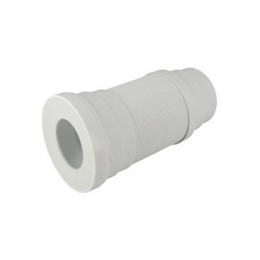 Pipe souple à mémoire de forme pour WC diamètre Ø 85mm x 107mm Nicoll | 1MEMFLEX