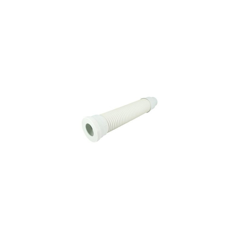 Pipe souple pour WC diamètre Ø 80mm x 85mm x 107mm - longueur 615mm Nicoll | 1REFLEX8