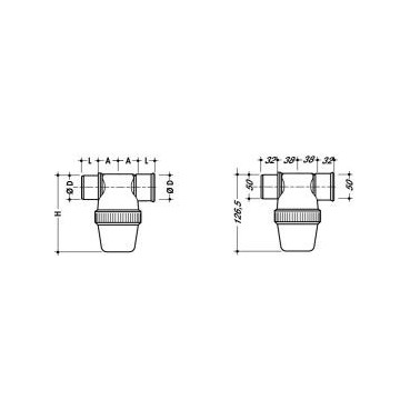 Siphon de lavabo PVC-C diamètre Ø 32mm Nicoll | 1YF1CB