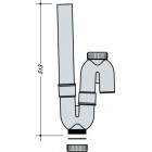 Image du produit : Siphon machine à laver diamètre Ø 40mm Nicoll | 1YH23C