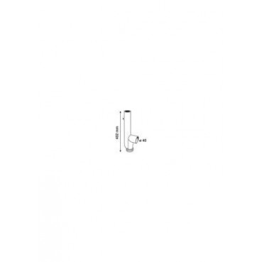 Siphon machine à laver diamètre Ø 40mm - largeur 94mm - longueur 455mm Nicoll | 1YH42C