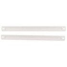 Image du produit : Cache mortaise pour entrée d'air autoréglable diamètre Ø 15mm x 330mm - hauteur 24mm - largeur 4mm - longueur 293mm couleur Blanc Nicoll | 2CG1703