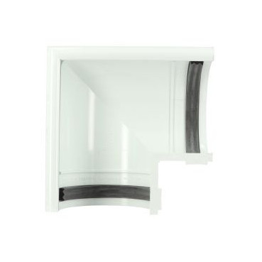 Angle extérieur à joint de gouttière - LG25 couleur Blanc Nicoll | AE25B