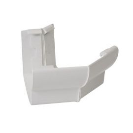 Angle extérieur de gouttière à coller - LG28 couleur Blanc Nicoll | AEC285B